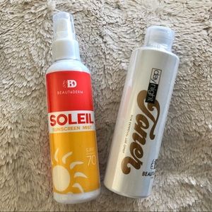 BeautéDerm Toner & Soleil SunScreen Mist